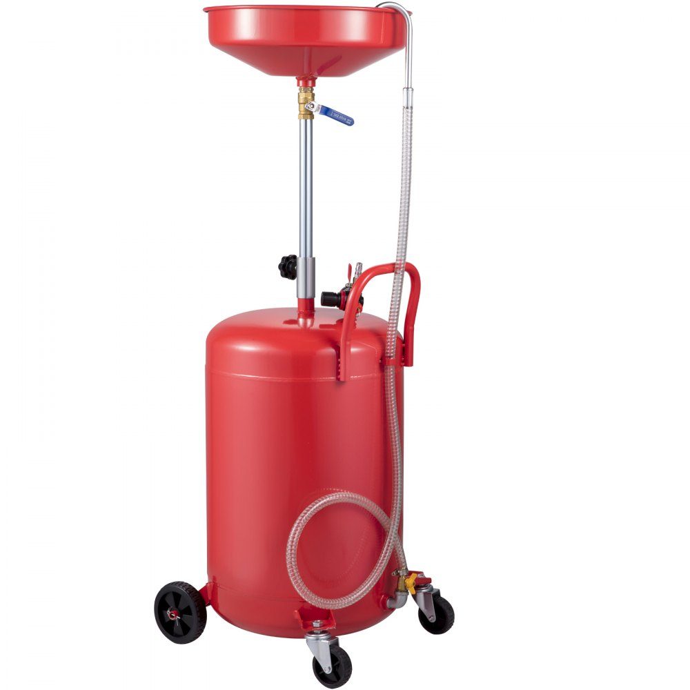 Réservoir de vidange d'huile usée, vidange d'huile Portable 75,7 l, à commande pneumatique, avec Valve d'air