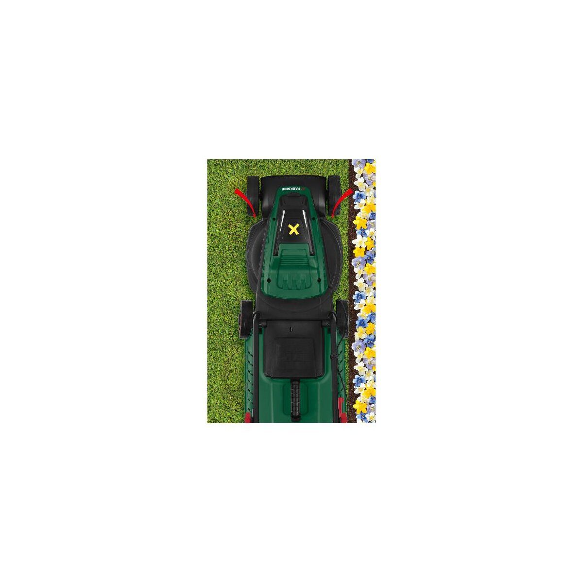 PARKSIDE® 20 V accugrasmaaier »PARM 20 A1«, zonder accu en lader