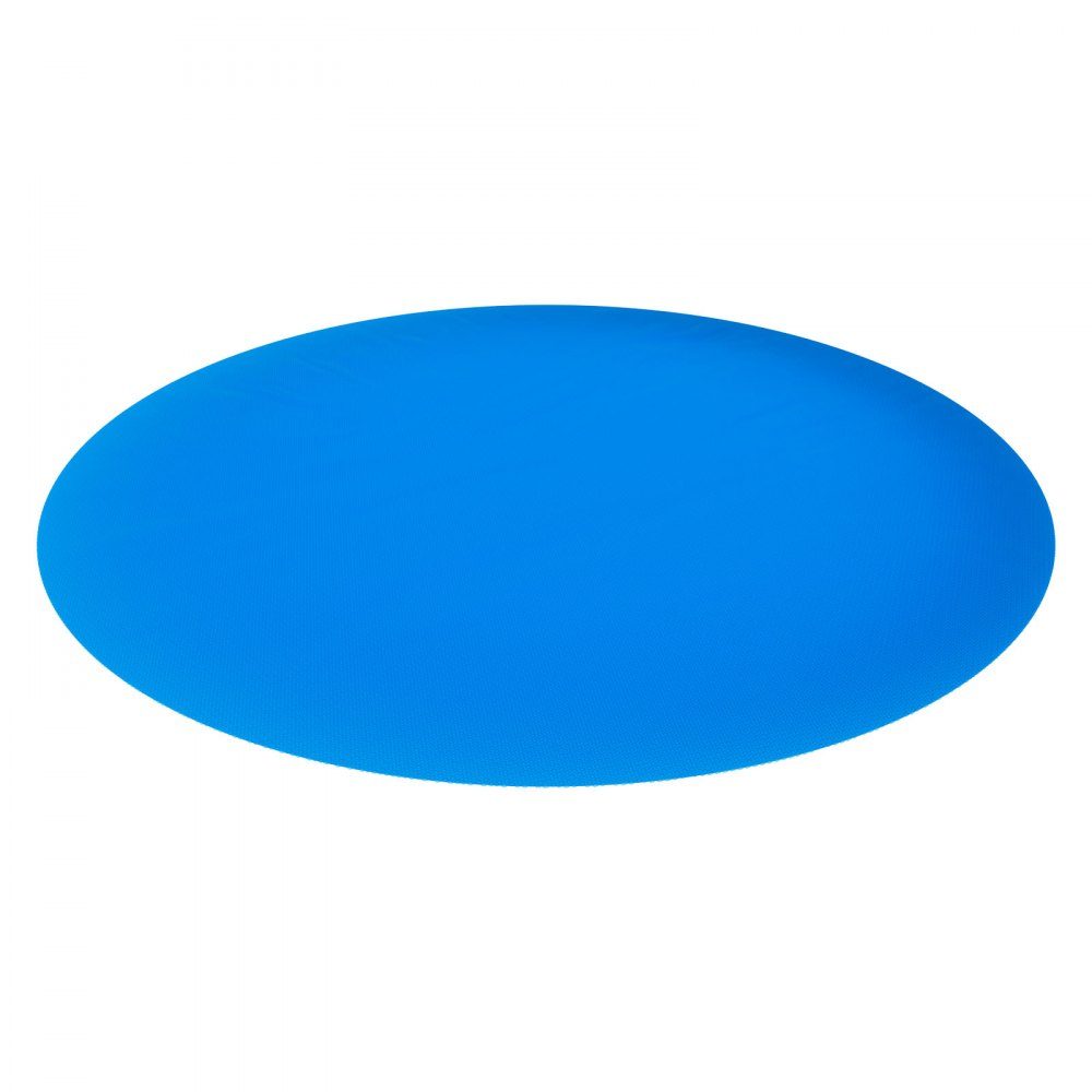 Zonnezeil voor zwembad rond φ7315mm, zonnefilm, 0,3 mm zonnedeken voor zwembad met luchtkussen en PE-materiaal, warmteopname overdag, warmteopslag 's nachts, zonneafdekkingen, blauw