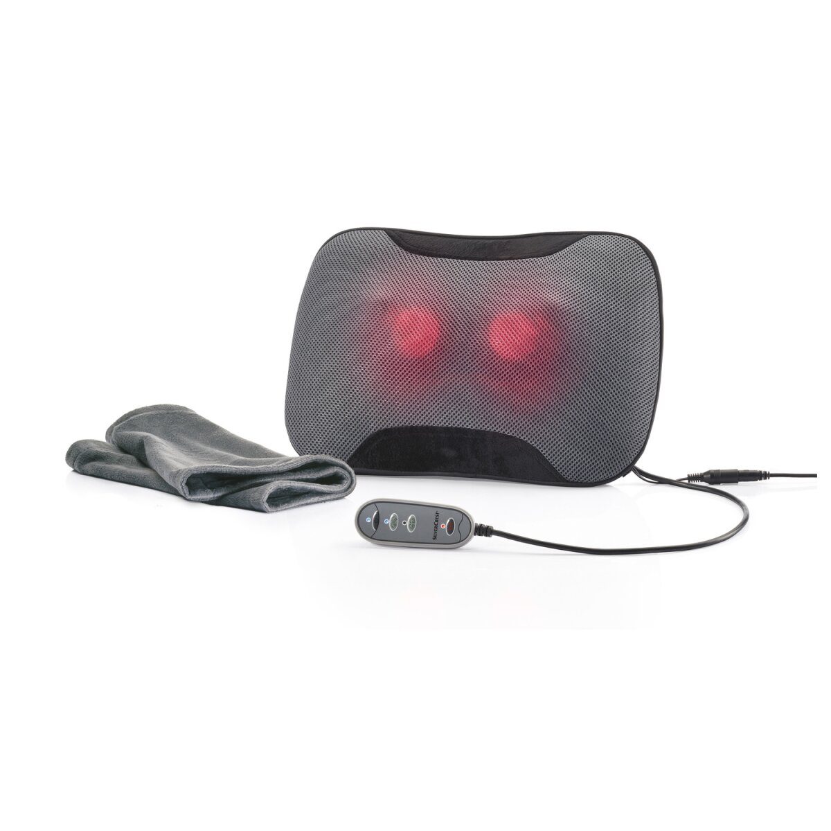 SILVERCREST® PERSONAL CARE Oreiller de massage Shiatsu pour le cou et le dos (oreiller de massage du dos)