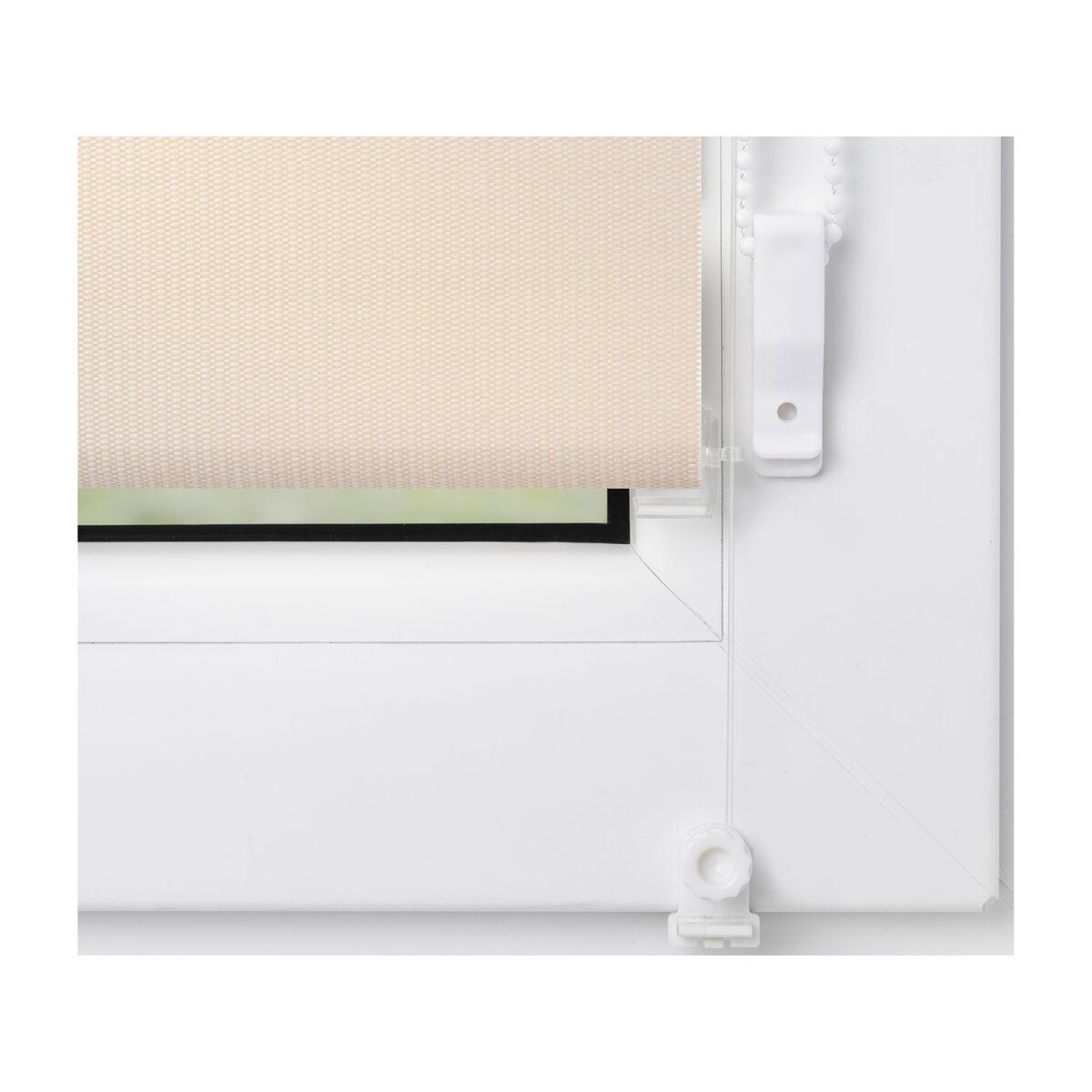 Duo-Rollo Klemmfix, ohne Bohren, gespannt, blickdicht, ab 45 x 150 cm