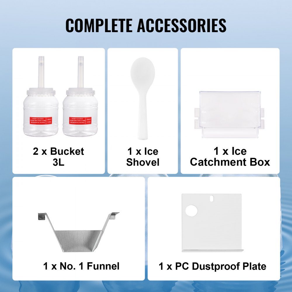 Commercial Snowflake Ice Machine, Snow Ice Machine, 80kg/24 Hours Snowflake Ice Machine, Ice Shaver, Electric Snow Cone Maker with Air Cooling System and Touch Screen for Bakery Cafe