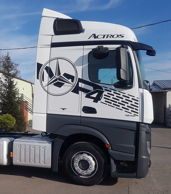 AUFKLEBER Fahrzeugbeschriftung MERCEDES ACTROS AUFKLEBER MP2 MP3 MP4