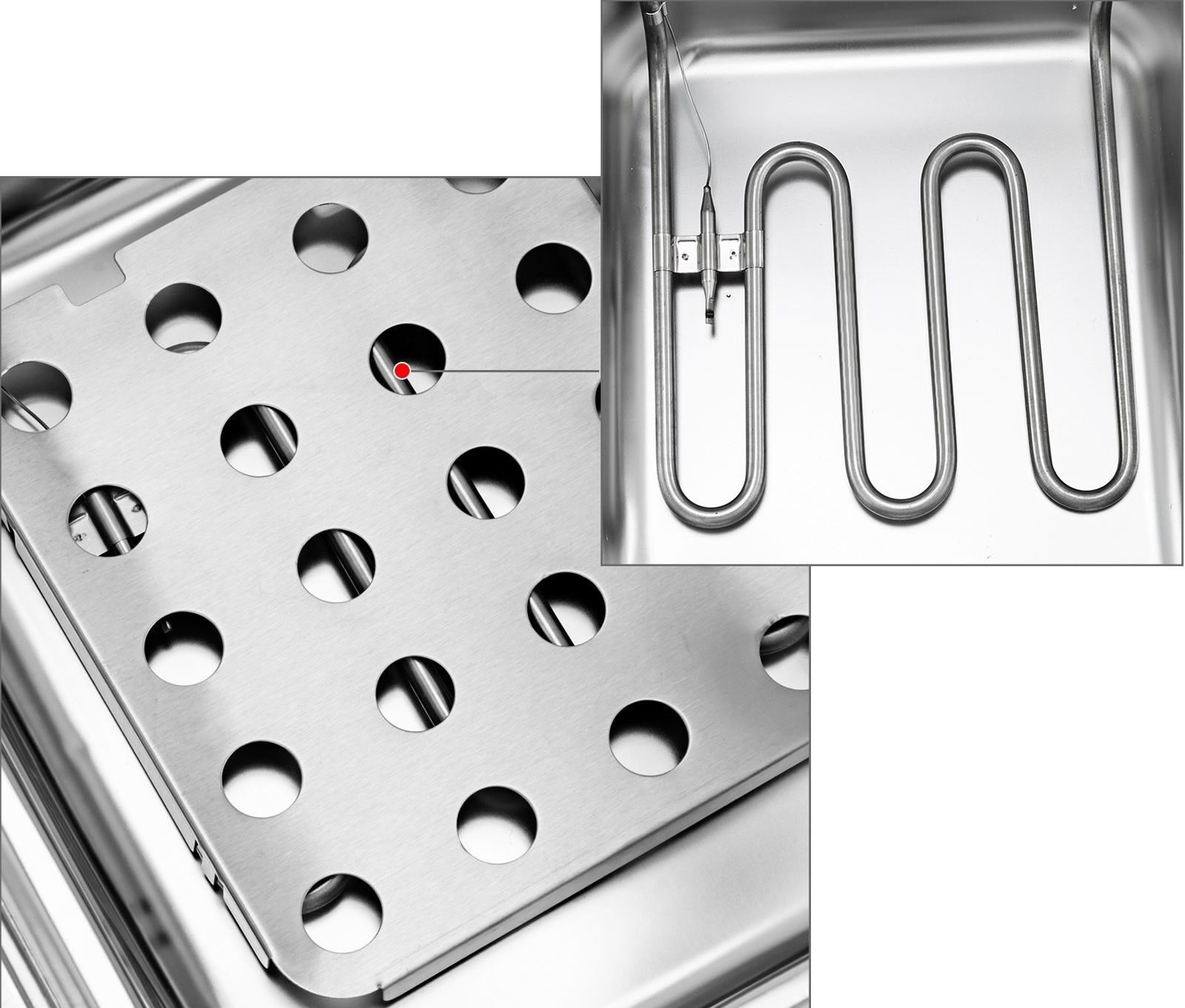Fritteuse Imbiss Twin Elektrische Fritteuse 2x10l 5000W 220V Restaurant Food Truck Bistro