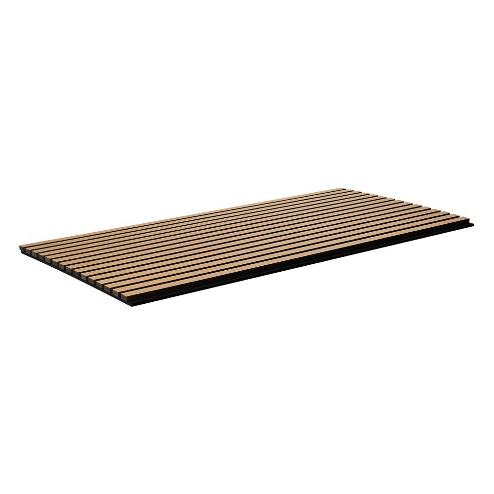 Akustikplatten, Akustikplatte, 1200 x 600 mm, MDF-Akzent-Holzwandpaneele für moderne Innenwanddekoration, Kunstholz-Wandpaneele zur Geräuschreduzierung, helle Eiche, 4er-Set