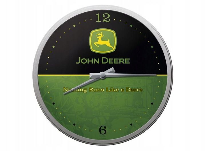Wanduhr John Deere – Stilvolle Uhr für Garten- und Landwirtschaftsliebhaber Wanduhr John Deere – Stilvolle Uhr für Garten- und Landwirtschaftsliebhaber