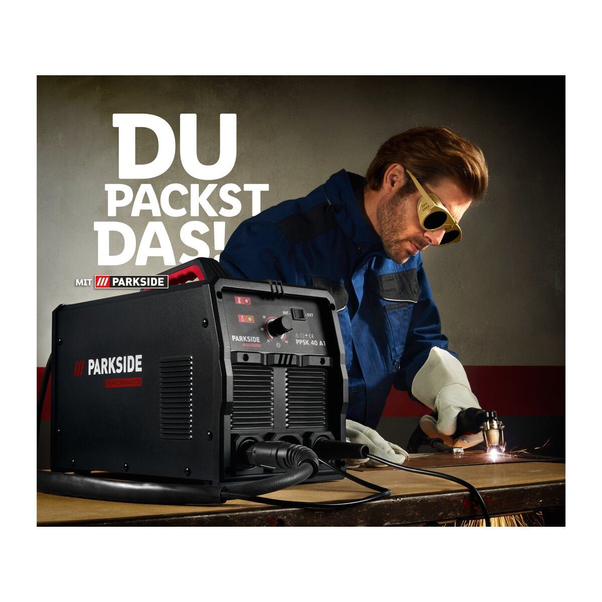 Découpeur plasma PARKSIDE PERFORMANCE avec compresseur intégré PPSK 40 A1