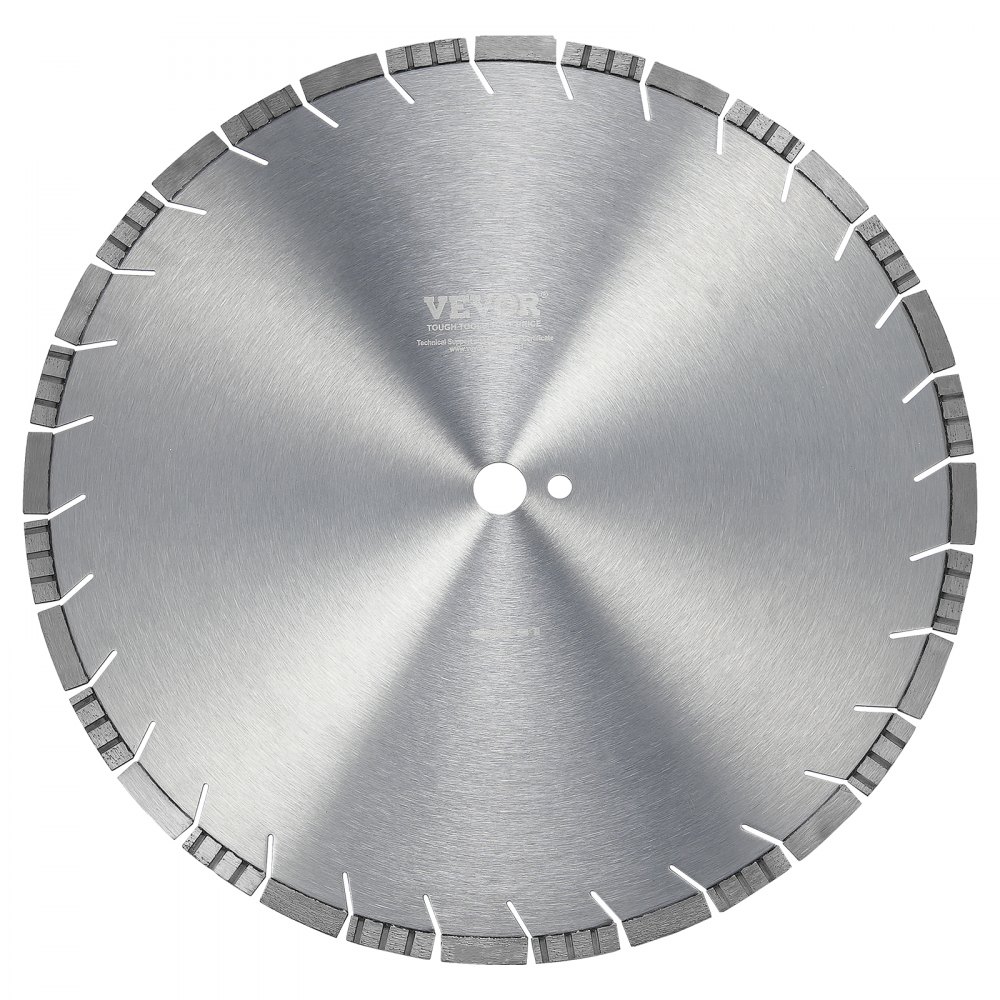 Lame de scie diamantée Lame de scie à béton 45 cm pour travaux humides ou secs, Lame de scie segmentée diamantée 12 mm avec dents inclinées, diamètre du trou central 25,4 mm, pour béton, panneaux de ciment, carrelage, briques