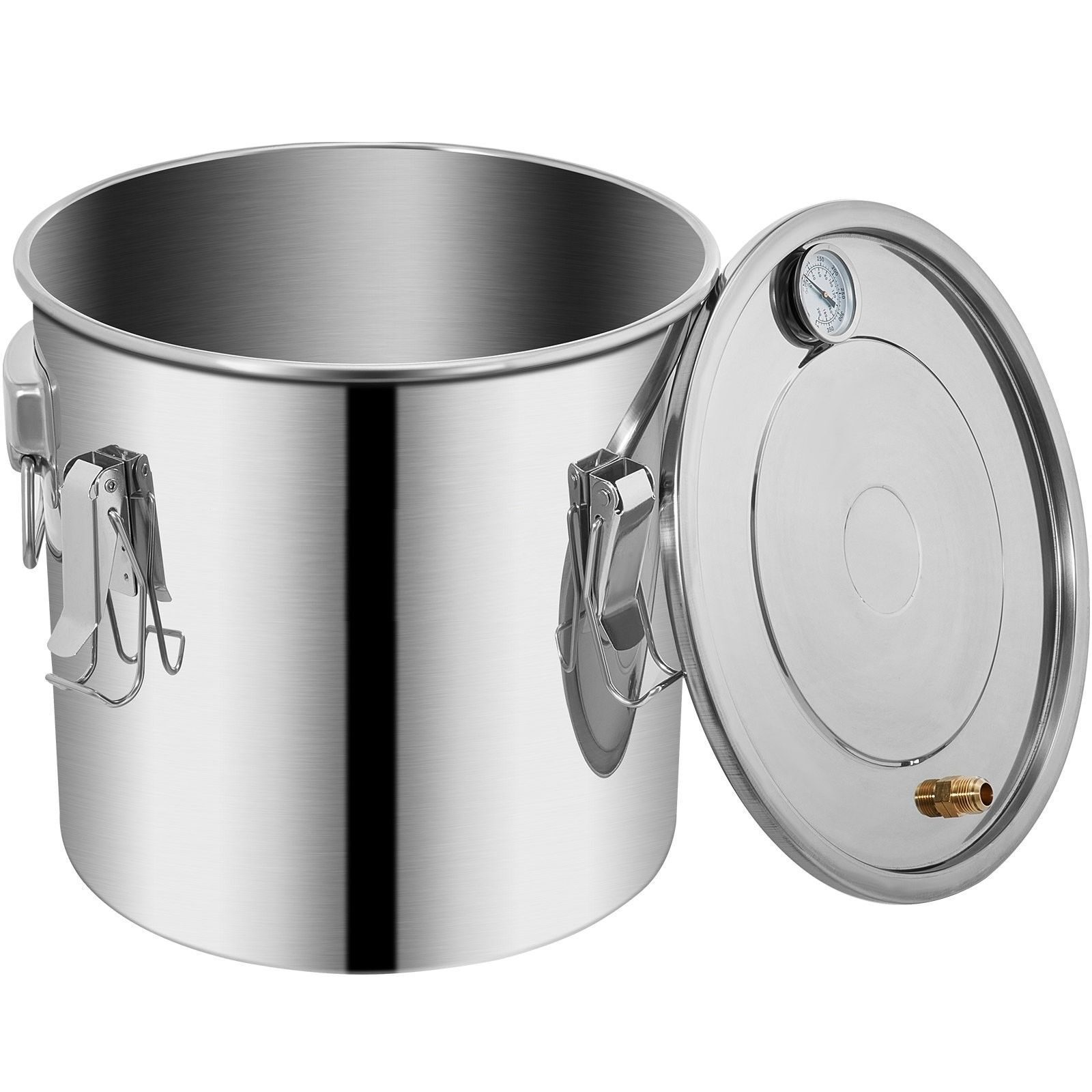 Distilling water kettle for wine, beer, wine distillation, liqueurs, distilled water, XXL moonshiner set, 19 l