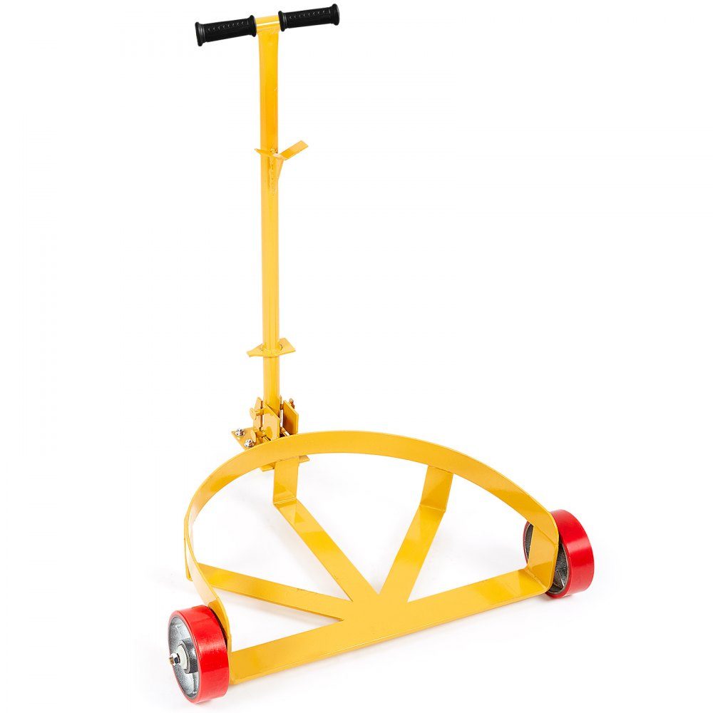 Barrel roller with handle Transport roller board 250L barrel trolley Ø 620 mm Suitable for transporting barrels up to a weight of 544kg Barrel trolley with 1 universal wheel & 2 directional wheels