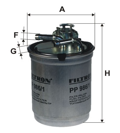 Filtre à essence FILTRON PP 986/1 – SKODA – Réf. HT-48722