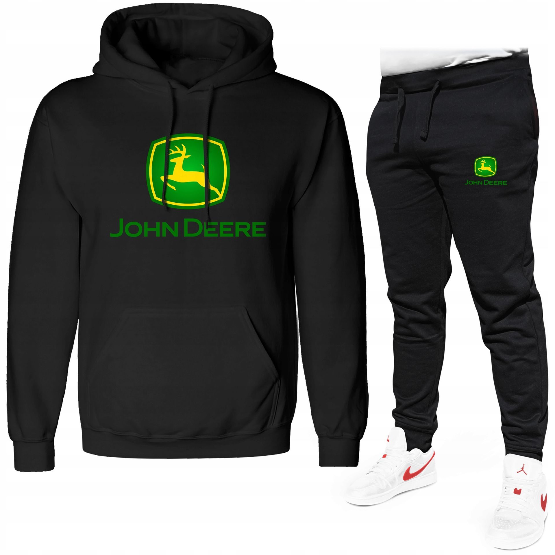 John Deere herenhoodie + joggingbroek