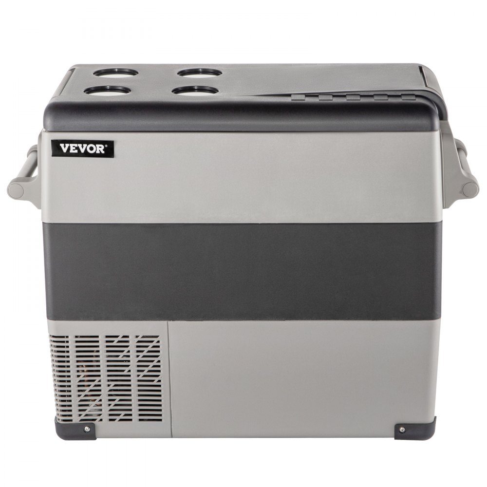 Portable Compressor Cooler Box 55L Car Fridge 220V Mini Fridge Electric Freezer Box Small Freezer for Car Camping Truck Boat