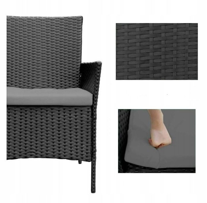Sitzgruppe Rattan Gartenmöbel Gartenmöbel Polyrattan Set Tisch Sessel Lounge