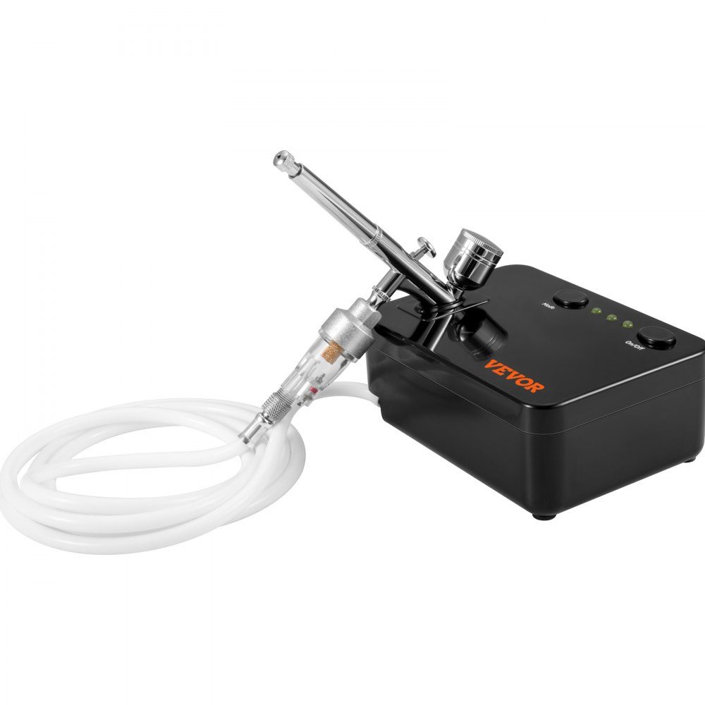Kit aérographe double action avec pistolet à peinture, compresseur d'air 30 psi ± 15 % 230 V pour maquillage, manucure, tatouage, conception de peinture, artisanat, décoration alimentaire