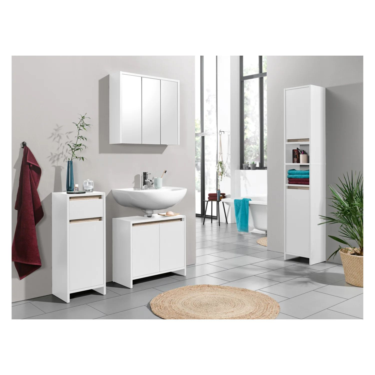 LIVARNO HOME Armoire à miroir « Oslo », résistante aux rayures et facile à nettoyer