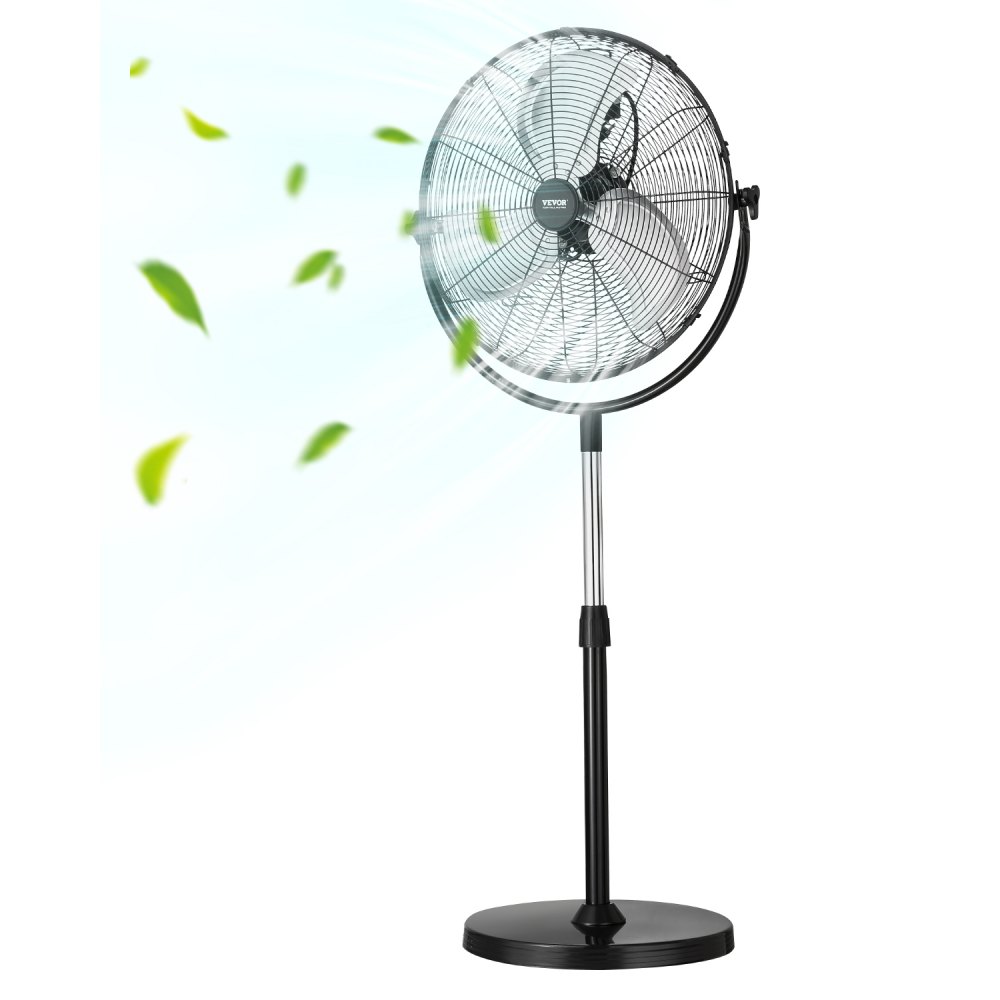 Ventilateur sur pied industriel, ventilateur de 560 mm avec hauteur réglable de 115 à 147 cm, ventilateurs de sol avec 3 vitesses réglables, machine à vent pour salon, maison, bureau, noir Ventilateur sur pied industriel, ventilateur de 560 mm avec hauteur réglable de 115 à 147 cm, ventilateurs de sol avec 3 vitesses réglables, machine à vent pour salon, maison, bureau, noir
