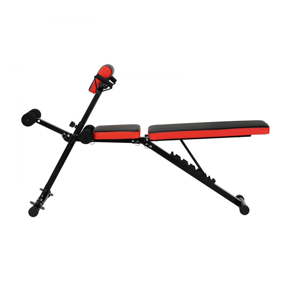 Multifunctional Full Body Training Weight Bench Hyperextension Bench Roman Chair 350kg Adjustable Foldable Back Trainer Sit-Up Training Equipment for Home Gym Black