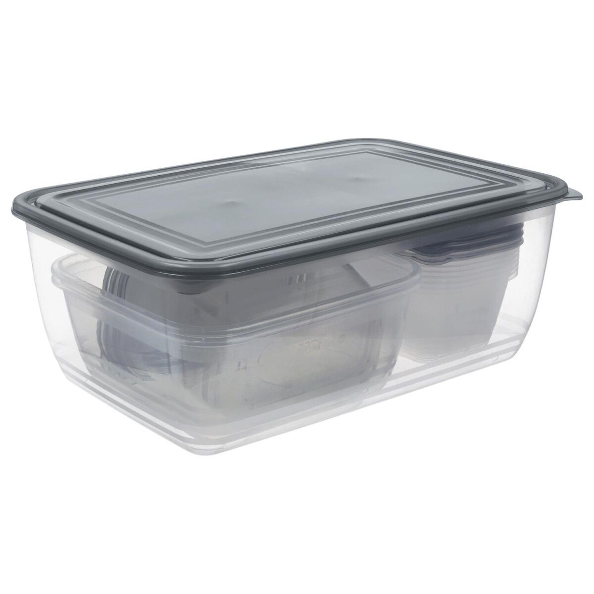SILVERCREST® Frischhaltedosen-Set, 13-teilig (grau)