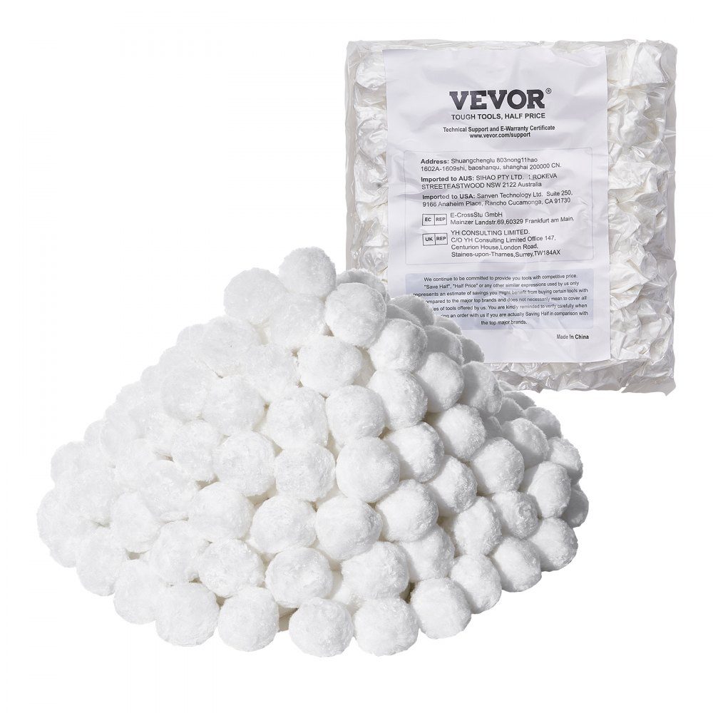 Sand Filter Filter Balls 3lb Filter Balls Replace Pool Filter Sand Reusable Polyester Fiber Filter Media Balls with Toiletry Bag for Swimming Pools Above Ground Pools Aquariums