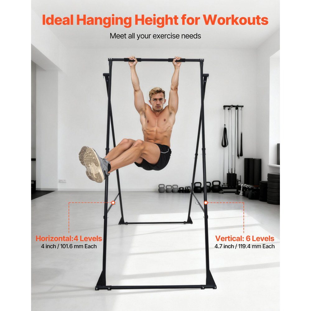 Support de balançoire pour support de yoga avec max. Capacité de charge de 200 kg et mousse EVA et réglage horizontal à 4 niveaux et vertical à 6 niveaux, cadre de hamac multifonctionnel (cadre uniquement)