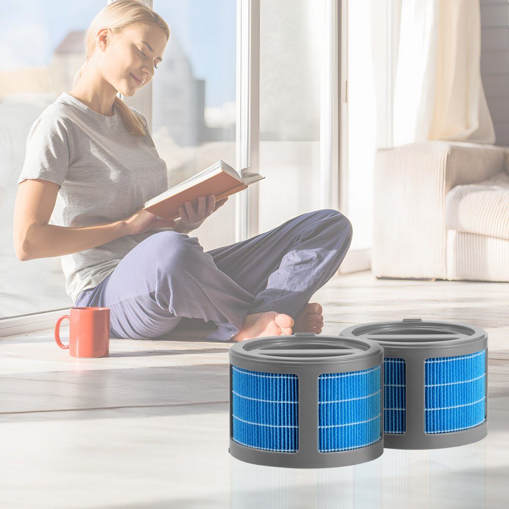 Evaporative Humidifier Replacement Filter 2 Pack Compatible with 10L (2.64g) Evaporative Humidifier Model BZT-242, Easy to Install for Longer Filter Life