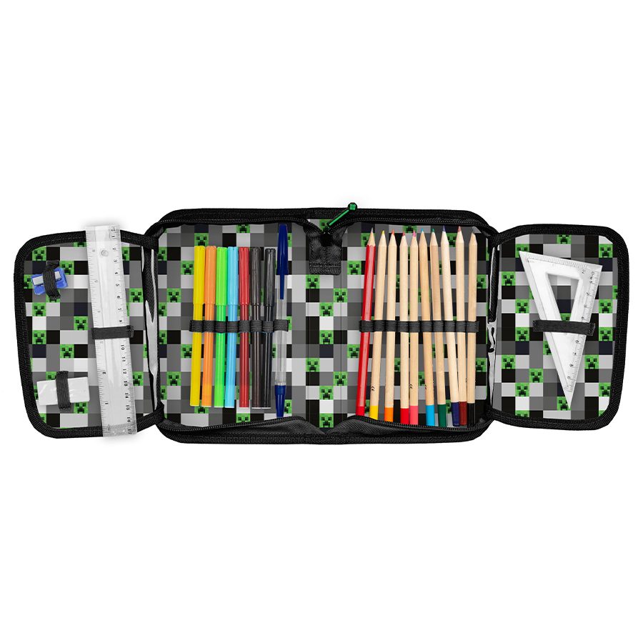 Etui met Pixel Mask-accessoires
