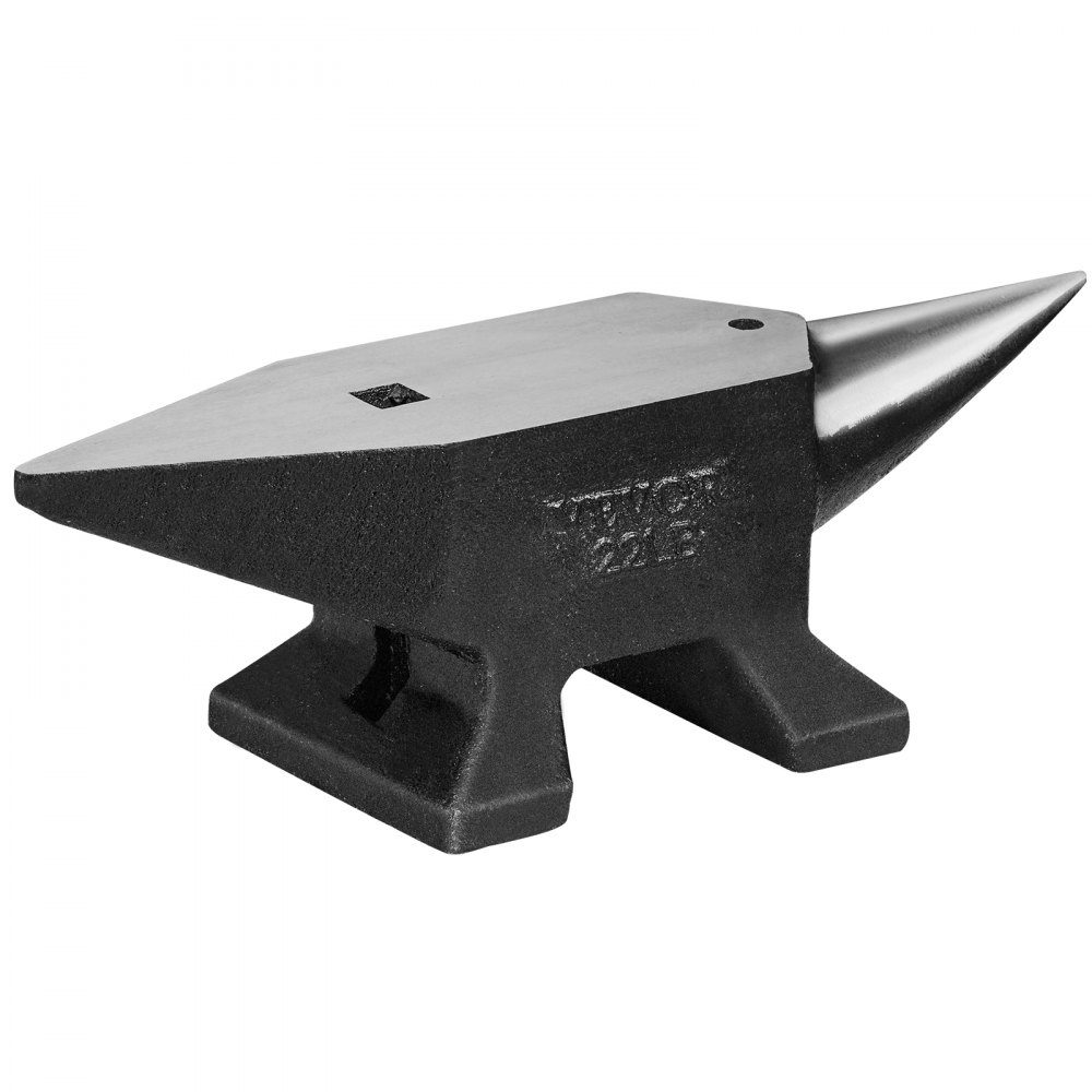 Amboss, einzelner Hornamboss, 10 kg, Stahlamboss, geschmiedeter Amboss, robuster Hornamboss, Schmied, Juweliere, Metallschmied, Schmiedewerkzeug. Geeignet zum Nieten, Abflachen, Schmieden und Formen