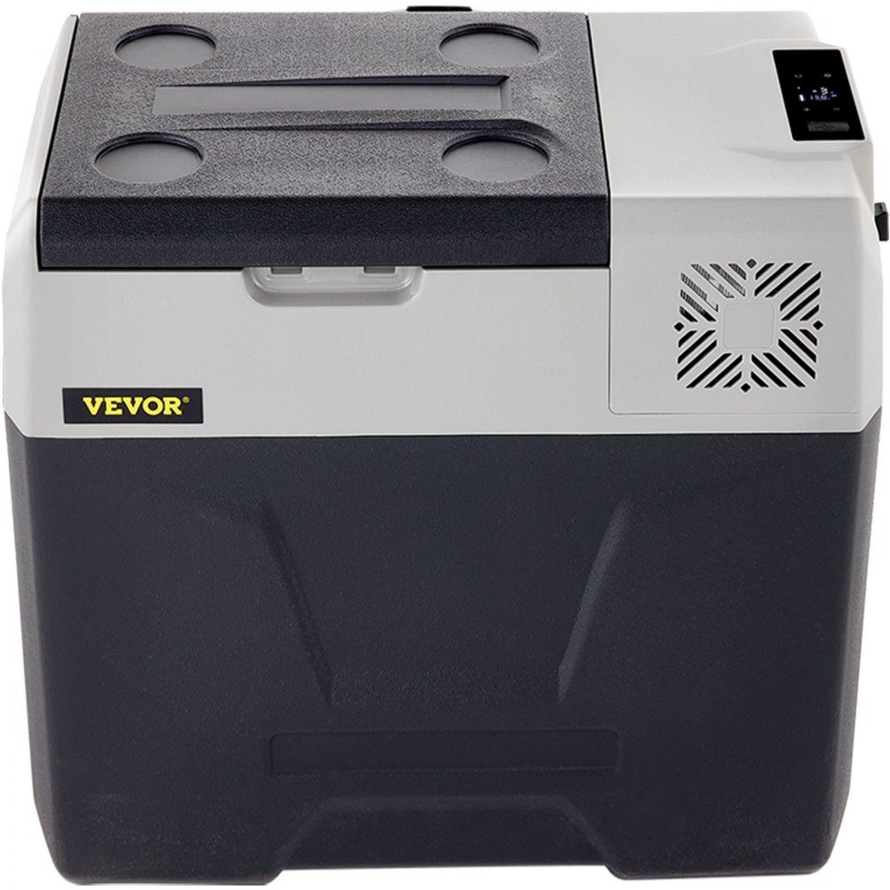 50L Car Fridge Compressor Cooler Box Stainless Steel Holiday Insulated Box Mini Fridge Cooler Box Car and Socket