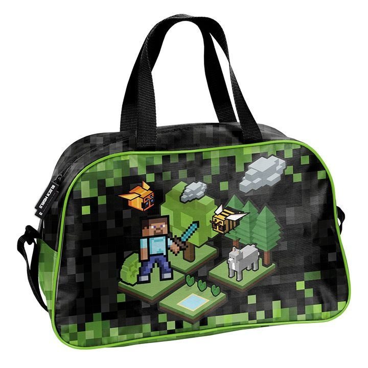 Schooltas rugzak rugzak schooltas Pixel Minecraft XXXL starterset