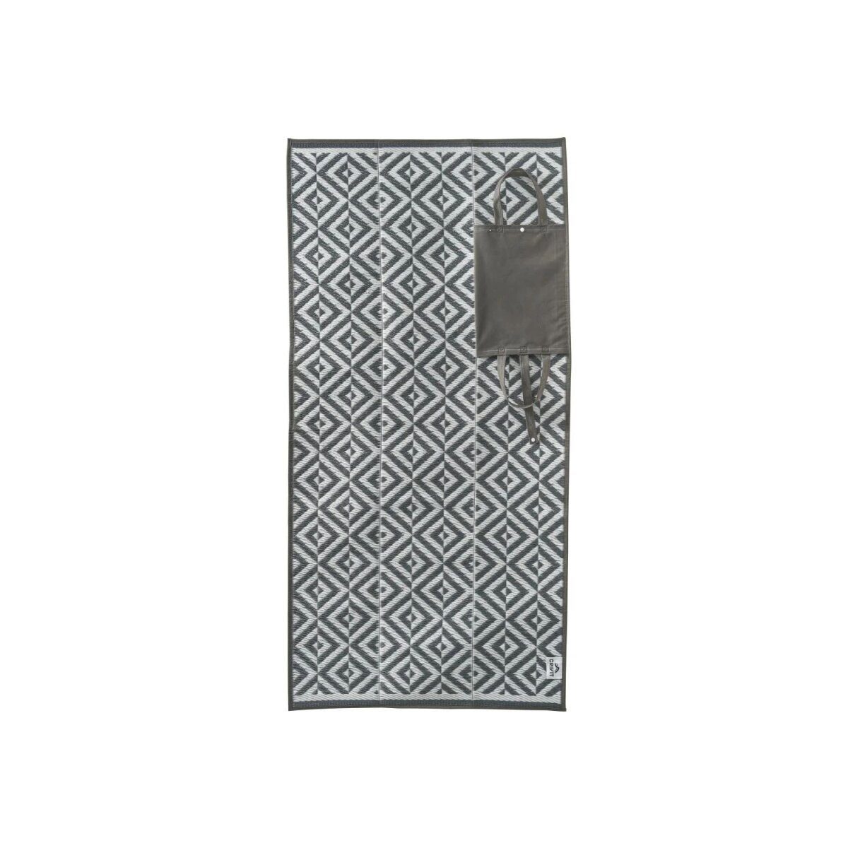 CRIVIT foldable beach mat, 90 x 180 cm (gray)