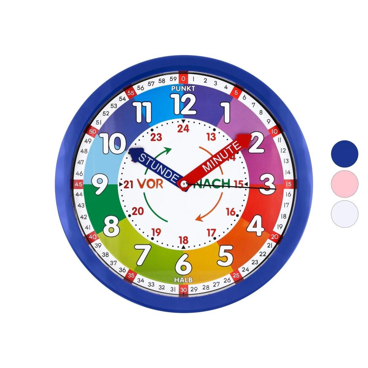 LUPILU® lerende wandklok analoog
