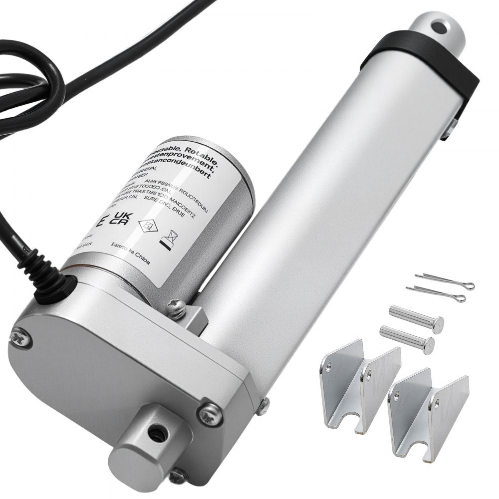 12-V-Linearaktuator, 101,6-mm-Linearmotor mit 15 mm/s, 1000-N-Linearaktuator mit IP54-Schutz und Montagehalterung, Lineartechnik-Aktuatoren für Aufzugstische, Liegestühle, Fenstertüröffner