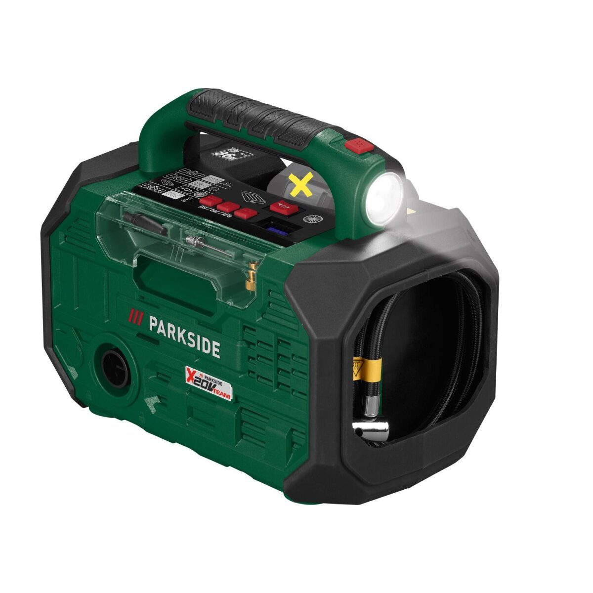 PARKSIDE® 20 V Akku-Kompressor und Luftpumpe »PKA 20-Li D3«, gut ohne Akku und Ladegerät