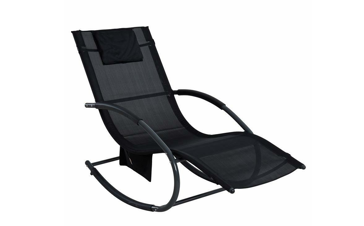Sonnenliege, Relaxliege, Gartenliege, Liegestuhl, Schaukelliege, Schaukel mit Tasche, Farben nach Wahl