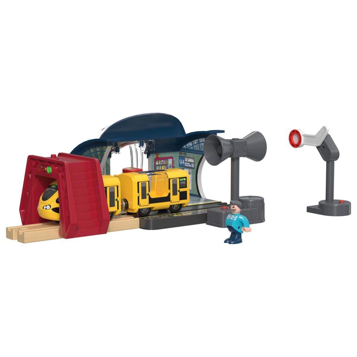 lupilu® Interactieve treinstationset / brandweerinzetset (treinstation)