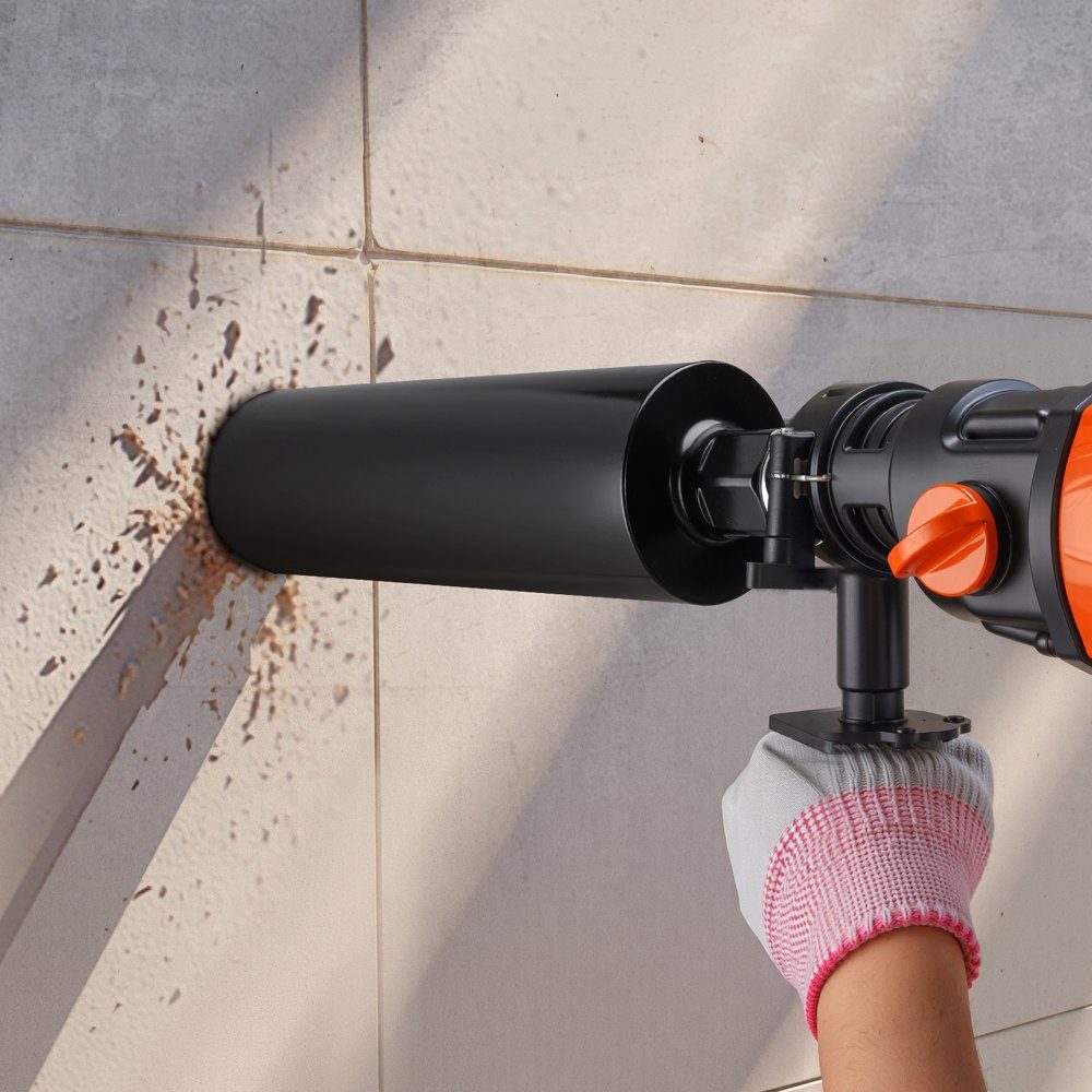 Core drill φ 127 mm, 356 mm drilling depth, 1-1/4 inch-7 internal thread, high-precision welding technology, wet diamond core drill, core hole drill for reinforced concrete brick masonry