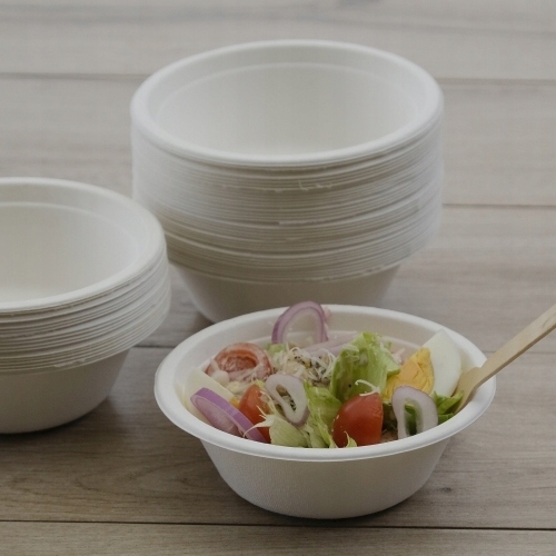 Bol jetable ECO en canne à sucre 350ml x 100 pièces restaurant snack food camion bistro Bol jetable ECO en canne à sucre 350ml x 100 pièces restaurant snack food camion bistro