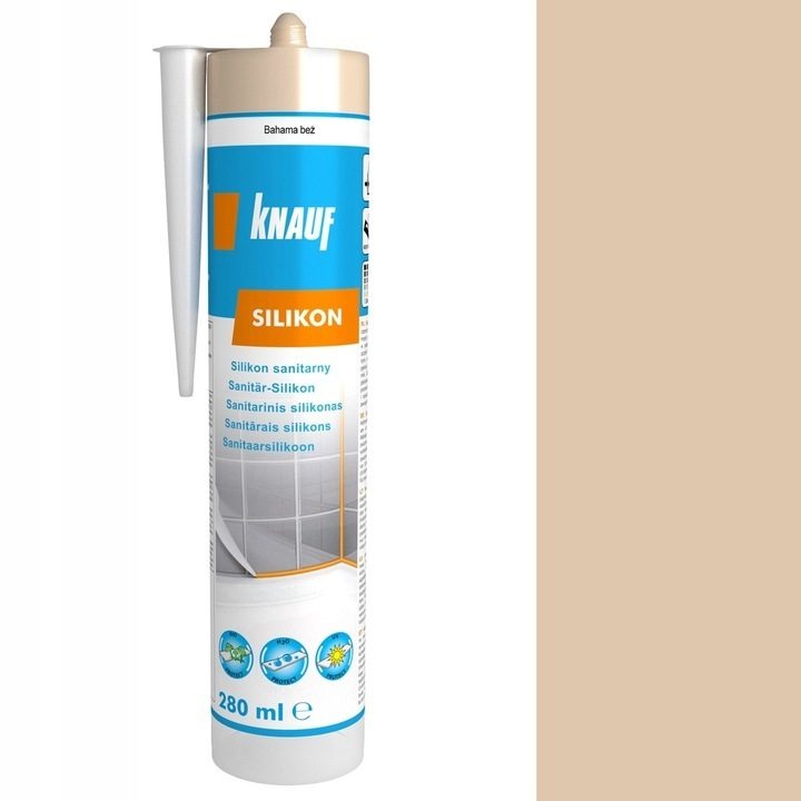 Sanitärsilikon KNAUF Bahama beige 280ml