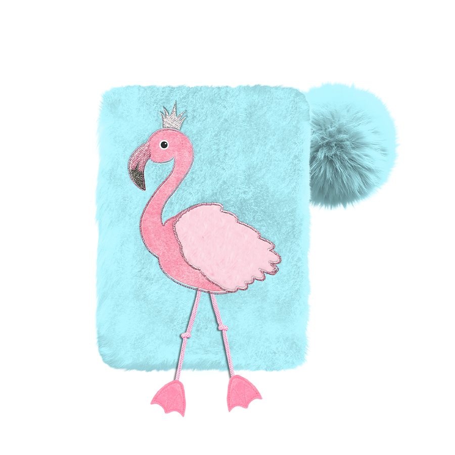 Portemonnaie Plüsch Flamingo