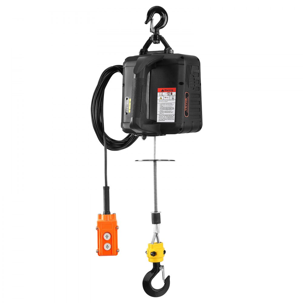 2-in-1-Elektrowinde, 498,95 kg Tragkraft, Seilzug, Hubgeschwindigkeit ≥4 m/min, Motorwinde, 7 m Hubhöhe, Seilzug, 1500 W, Seilzug, 2 Steuermodi, manuell/kabelgebundene Fernbedienung 2-in-1-Elektrowinde, 498,95 kg Tragkraft, Seilzug, Hubgeschwindigkeit ≥4 m/min, Motorwinde, 7 m Hubhöhe, Seilzug, 1500 W, Seilzug, 2 Steuermodi, manuell/kabelgebundene Fernbedienung