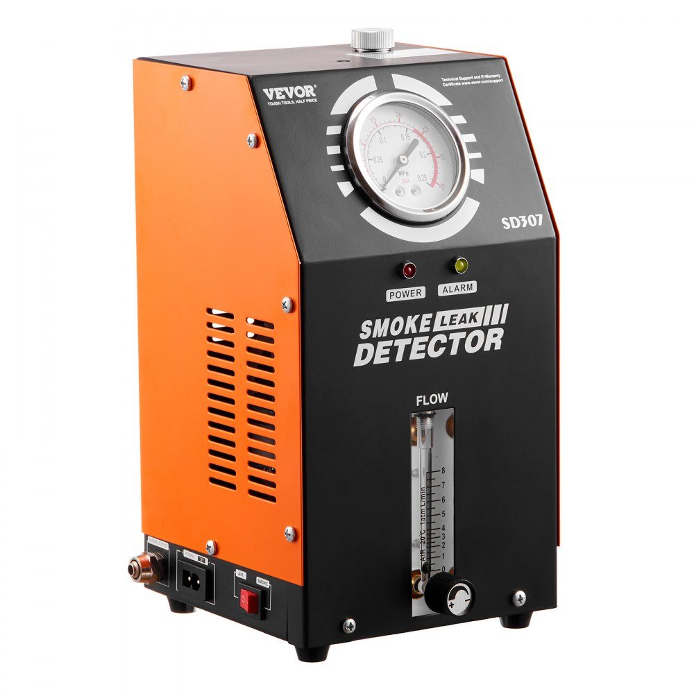 Autorookmachine rookmachine lekdetector 8 L/min, autorookmachine luchtmodus & rookmodus twee modellen, lekdetector met manometer en luchtpompen, lekdetector voor mistmachines