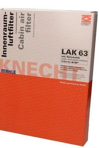 KNECHT Lak63 Kabinenfilter mit Carbon