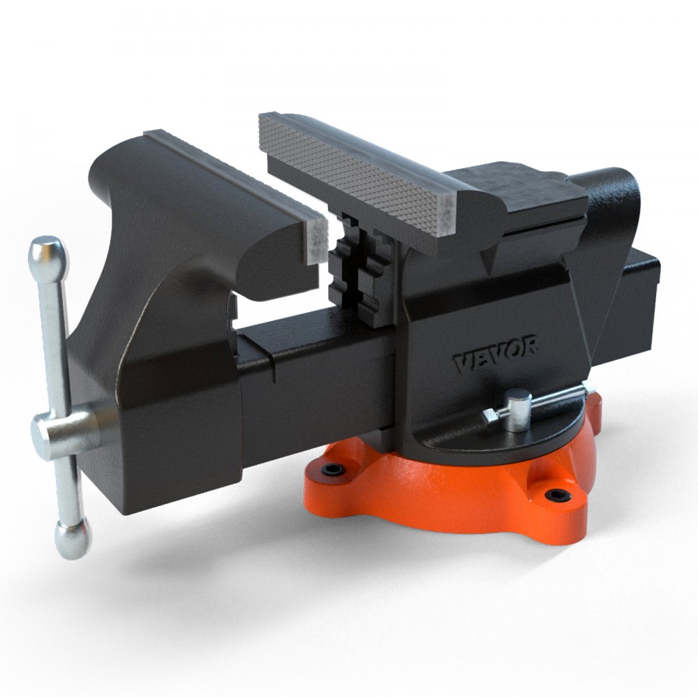 15,2 cm Schraubstock, 360° drehbarer Werkbank-Schraubstock aus Sphäroguss, 7,3 x 8 cm Amboss-Schraubstock, 15 cm Backenöffnung, paralleler Schraubstock, U-förmige Führungsstange zum Schärfen, Schleifen, Schneiden 15,2 cm Schraubstock, 360° drehbarer Werkbank-Schraubstock aus Sphäroguss, 7,3 x 8 cm Amboss-Schraubstock, 15 cm Backenöffnung, paralleler Schraubstock, U-förmige Führungsstange zum Schärfen, Schleifen, Schneiden