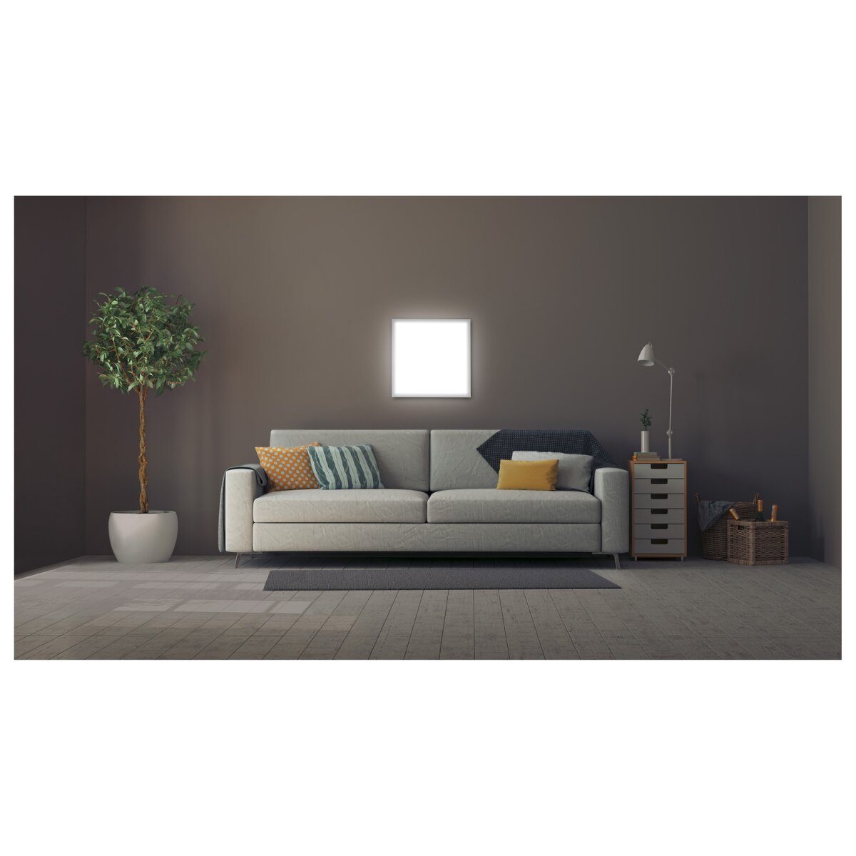 LIVARNO home LED light panel with color control, warm to cool white
