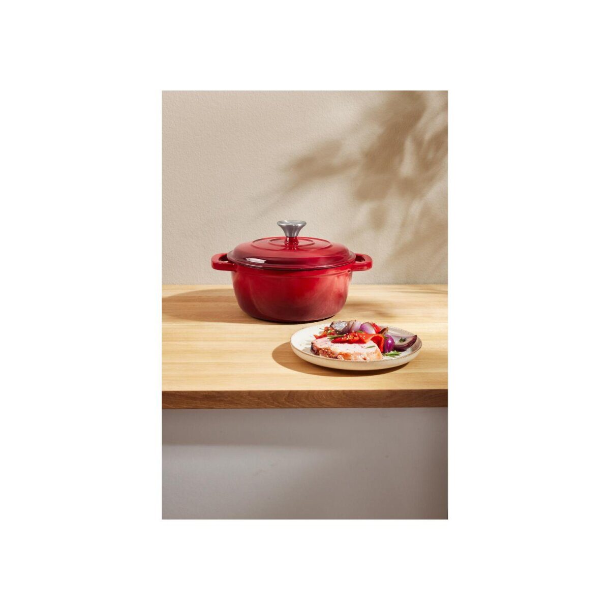 Marmite en fonte premium SILVERCREST® 22 cm / 2,8 litres avec système goutte à goutte