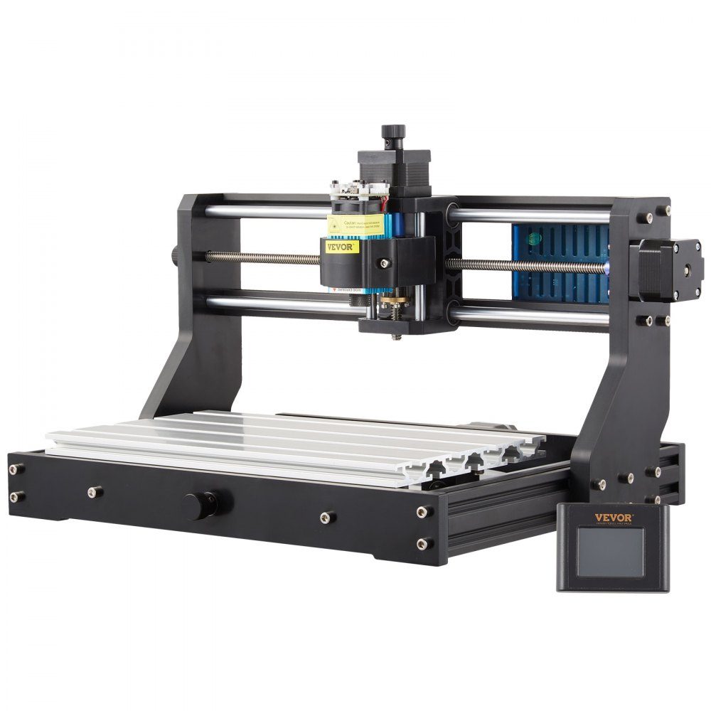 2500mW CNC 3018 DIY Machine de gravure Pro 300x180x45mm Machine de gravure 3 axes Mini graveur avec carte de commande GRBL et contrôleur hors ligne