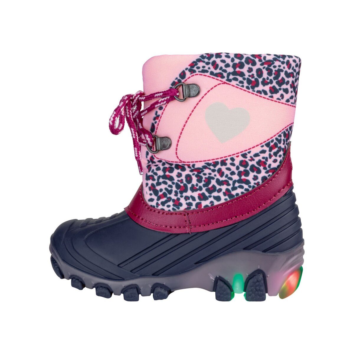Lupilu® Toddler Girls Buty zimowe LED z efektem migania (granatowy, 27)