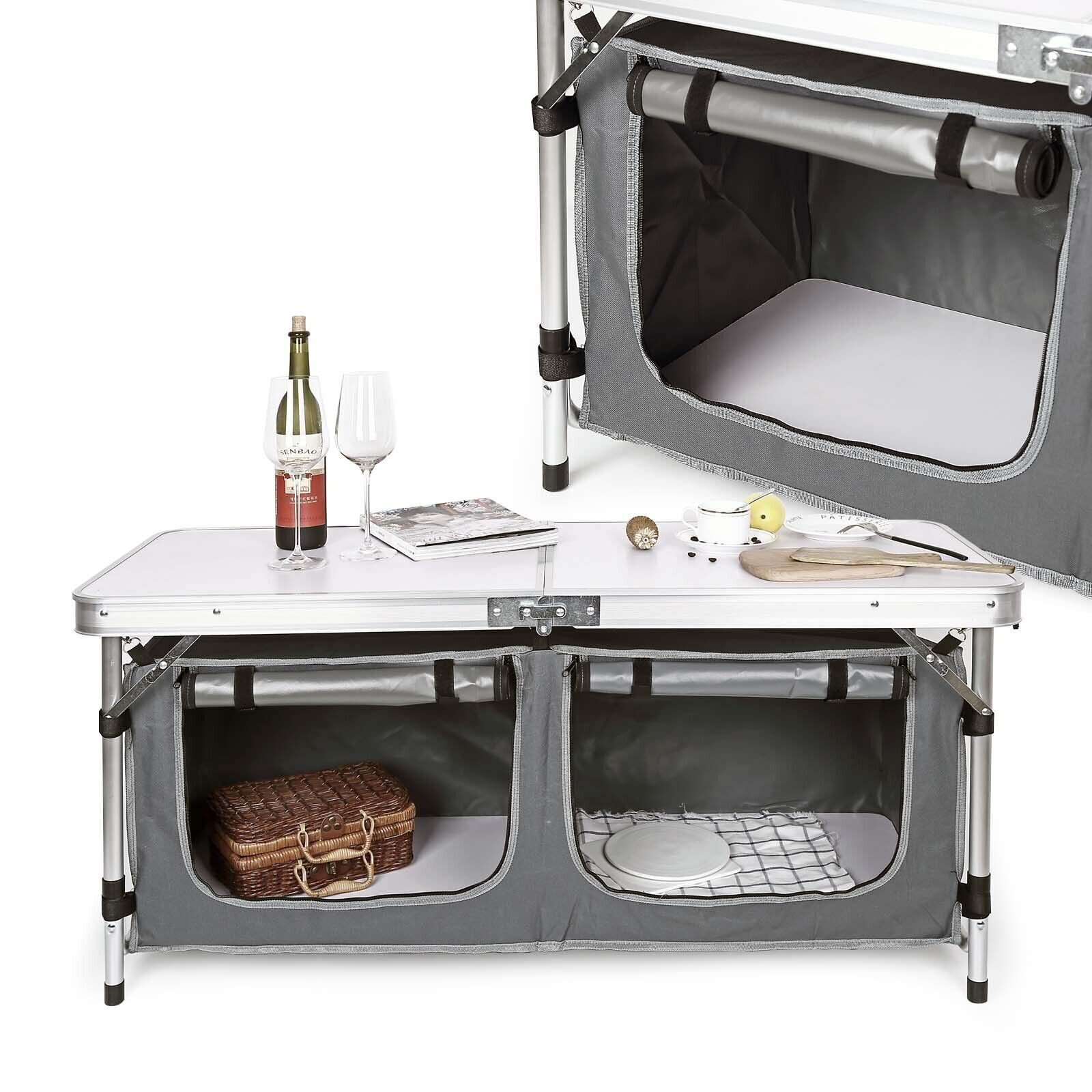 Outdoor Camping Schrank Aluminium Klappzelt Schrank Campingküche Klappschrank Campingküche