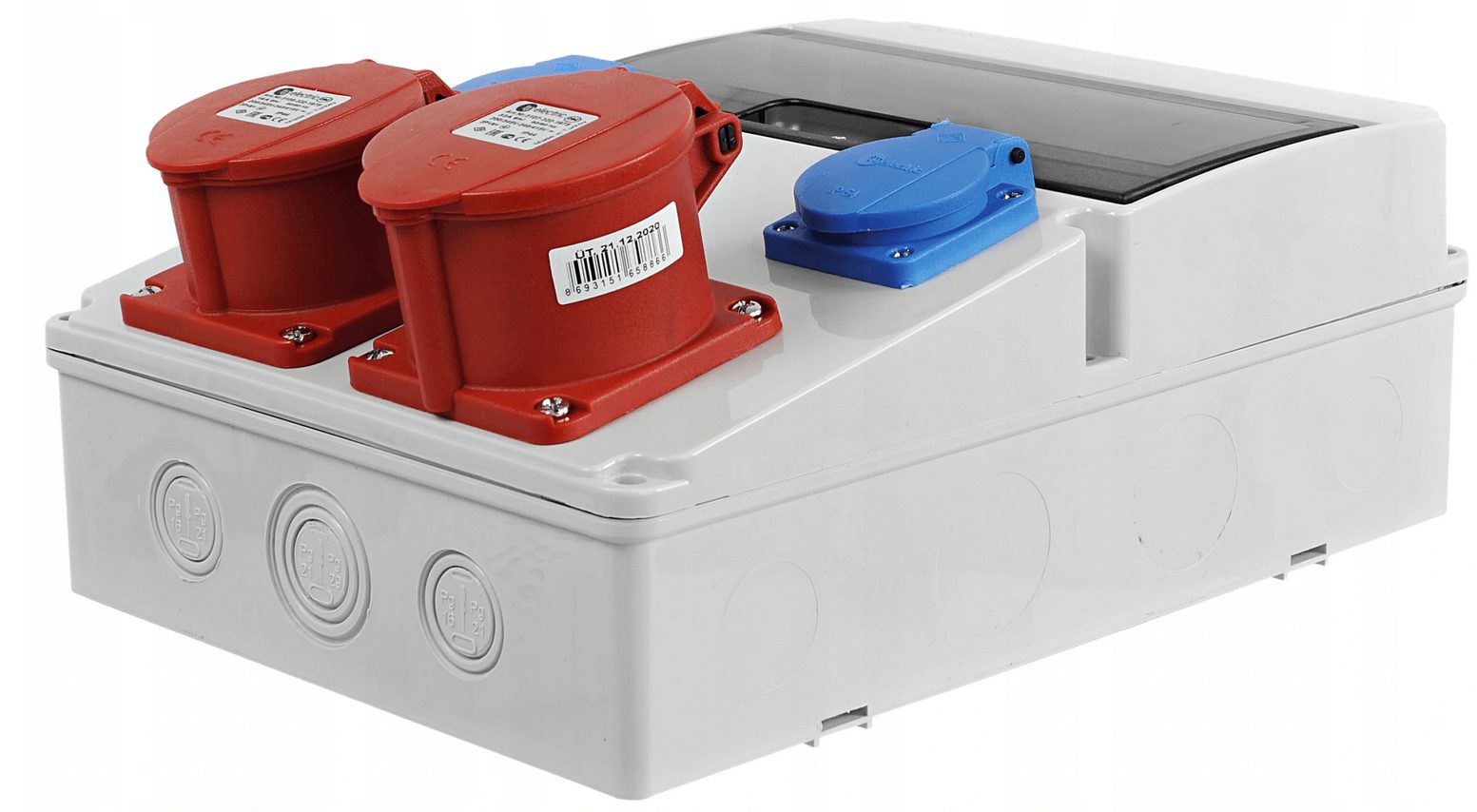#SALE# Electrical wall distributor 2x SCHUKO 1x CEE 16A 1x CEE 32A construction power socket